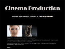 Tablet Screenshot of cinema-production.com